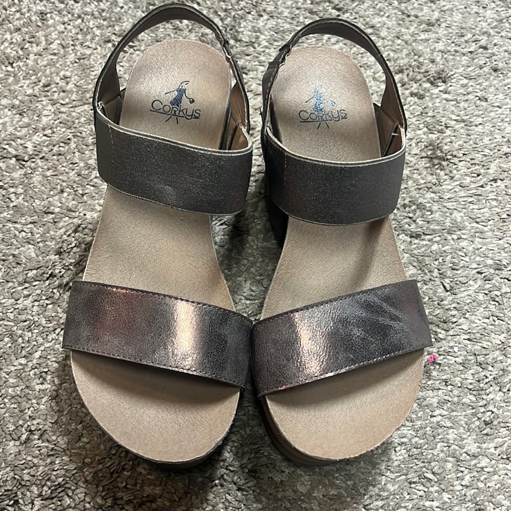 Corkys wedges size 8